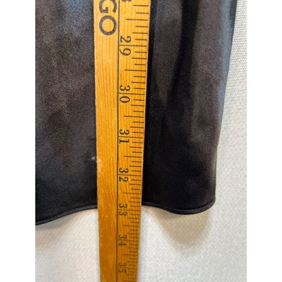 Ambrielle Women's Lace V Neck Sleepwear Mini Dress Lightweight Size M Black - Picture 7 of 11